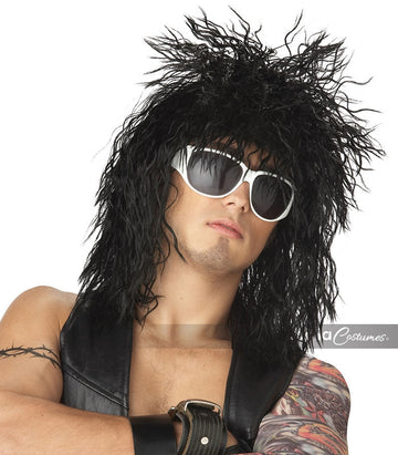 Rockin' Dude Wig - Black
