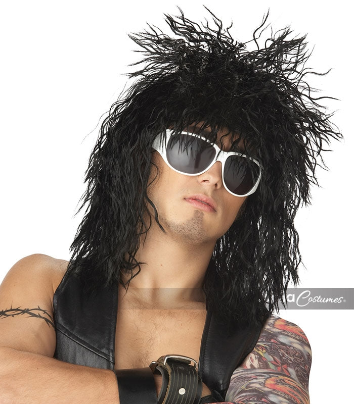 Rockin' Dude Wig - Black