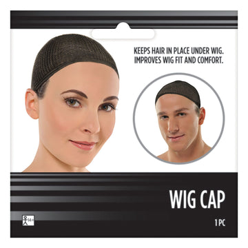 WIG CAP - BLACK
